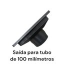 Ver imagem 3 de Ralo Aluminio Preto Fosco 20x20 Coletor 4 Polegadas Tela