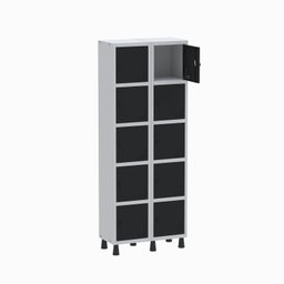 Armário Locker Guarda Volume Aço Light 10 portas 69x179,5cm - 3