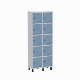 Armário Locker Guarda Volume Aço Light 10 portas 69x179,5cm - 2