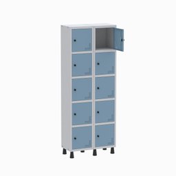 Armário Locker Guarda Volume Aço Light 10 portas 69x179,5cm - 3