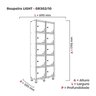 Armário Locker Guarda Volume Aço Light 10 Portas 69x179,5cm - 3