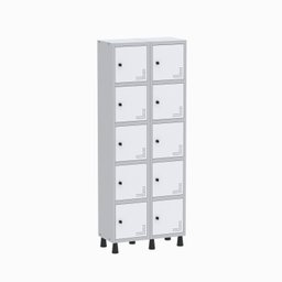 Armário Locker Guarda Volume Aço Light 10 portas 69x179,5cm - 2
