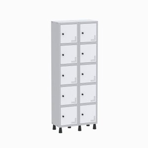 Armário Locker Guarda Volume Aço Light 10 portas 69x179,5cm