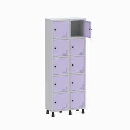 Armário Locker Guarda Volume Aço Light 10 portas 69x179,5cm - 3