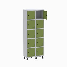 Armário Locker Guarda Volume Aço Light 10 portas 69x179,5cm - 3