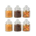Ver imagem 1 de Conjunto 6 Potes Vidro Hermético 300ml Class Home