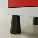 Ver mais imagens de Armário Locker Guarda Volume Aço Light 10 Portas 69x179,5cm Vermelho/Cinza