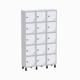 Armário Locker Guarda Volume Aço Light 15 portas 103,5x179,5cm - 2