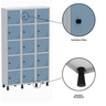 Armário Locker Guarda Volume Aço Light 15 Portas 103,5x179,5cm - 4