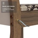 Ver mais imagens de Conjunto Sala de Jantar Lucena Mesa Tampo de Madeira 6 Cadeiras Rustic/crema/bege Marrom Madesa