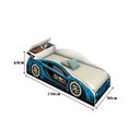 Ver imagem 3 de Cama Carro Solteiro Azul – Vitamov