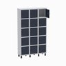 Armário Locker Guarda Volume Aço Light 15 Portas 103,5x179,5cm - 3
