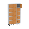 Armário Locker Guarda Volume Aço Light 15 Portas 103,5x179,5cm - 5