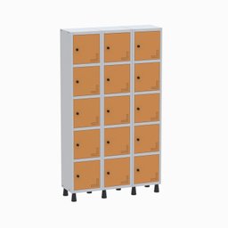 Armário Locker Guarda Volume Aço Light 15 portas 103,5x179,5cm - 2