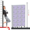 Armário Locker Guarda Volume Aço Light 15 Portas 103,5x179,5cm - 10