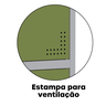 Armário Locker Guarda Volume Aço Light 15 Portas 103,5x179,5cm - 11