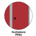 Ver imagem 3 de Armário Locker Guarda Volume Aço Light 15 Portas 103,5x179,5cm Vermelho/Cinza