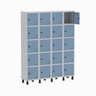 Armário Locker Guarda Volume Aço Light 20 portas 138x179,5cm - 3