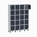 Ver imagem 2 de Armário Locker Guarda Volume Aço Light 20 Portas 138x179,5cm