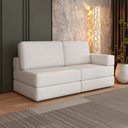 Ver imagem 1 de Sofá Cama À Vácuo 2 Lugares Linha Modular Flip Magic Yescasa