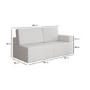 Ver imagem 6 de Sofá Cama à Vácuo 2 Lugares Linha Modular Flip Magic