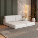 Ver imagem 3 de Sofá Cama À Vácuo 2 Lugares Linha Modular Flip Magic Yescasa
