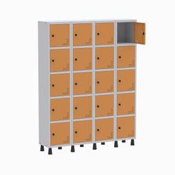 Armário Locker Guarda Volume Aço Light 4v 20 Portas Gr304/20 - 3