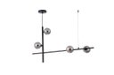 Ver imagem 1 de Pendente Preto Globos Fumê 94cm 4g9 14598-pl
