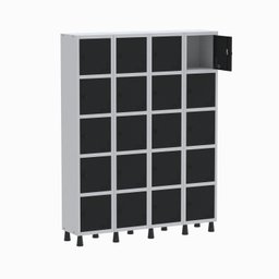 Armário Locker Guarda Volume Aço Light 4v 20 Portas Gr304/20 - 3