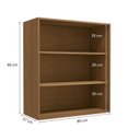 Ver imagem 4 de Armário Aéreo com Vidro 2 Portas 80cm Maxxi