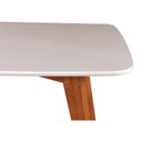 Ver imagem 3 de Mesa Retangular de Madeira e MDF 135 x 80 cm Branco/Freijó