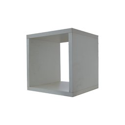 Nicho Decorativo 55x55x15 Cm Branco Em Mdf - 3