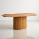 Ver imagem 5 de Mesa de Jantar Oblongo 120x80 Cm Base Freijó Tampo Mdf Freijó
