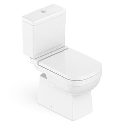 Kit 5 Vasos Sanitário com Caixa Acoplada e Assento Soft Close Elite Celite - 10