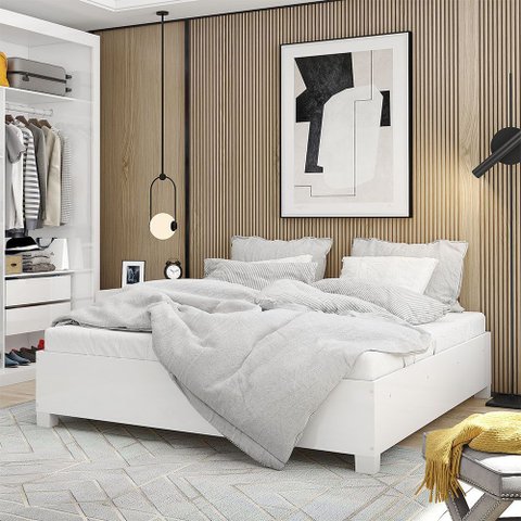 Cama de Casal Paula Carioca Móveis