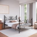Ver imagem 1 de Cama de Casal Clássica em Ferro Elizabeth Preto