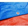Lona Leve Azul Encerado Carreteiro 7x10 / 10x7 300 micras impermeável com Ilhós - Carga Pesada - 4