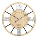 Ver imagem 2 de Relógio de Parede 3d Kensington London 1879 Mdf Bambu 38cm