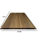 Ver imagem 3 de Kit Forro de PVC 10MMX20CMX3M 30m² Imbuia Bariri Marrom