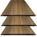 Ver imagem 1 de Kit Forro de PVC 10MMX20CMX3M 30m² Imbuia Bariri Marrom