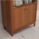 Ver imagem 4 de Cristaleira de Vidro e Madeira sem Espelho 180x74cm Jade Lukaliam Jequitiba