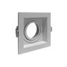 Spot de Embutir Ar70 Quadrado Orientável Face Recuada Branco Moon 1061057 - 1