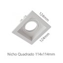 Ver imagem 2 de Spot de Embutir Ar70 Quadrado Orientável Face Recuada Branco Moon 1061057