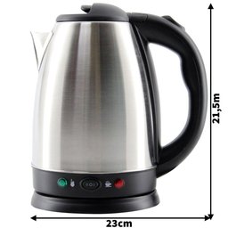 Chaleira Elétrica com Regulador de Temperatura 1,8l 127v - 6
