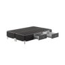 Base Box Gaveta Bipartido Queen Spubio Incofal Marrom 158x198x40cm - 1