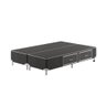 Base Box Gaveta Bipartido Queen Spubio Incofal Marrom 158x198x40cm - 2