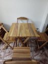 Ver imagem 3 de Conjunto de Mesa com 4 cadeiras Marcenaria Aliberti 01