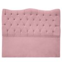 Ver imagem 1 de Cabeceira Dubai 90cm Suede - Renascer Decor:rosa