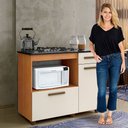 Ver imagem 4 de Balcão para Cooktop 5 Bocas 2 Portas 1 Gaveta Violeta Kaiki Móveis