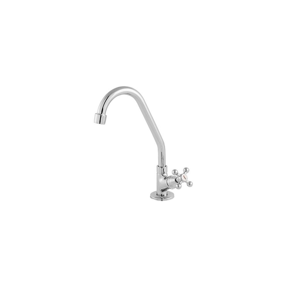 Torneira de cozinha mesa bica alta arejador fixo 1167 C33 Leão - 2